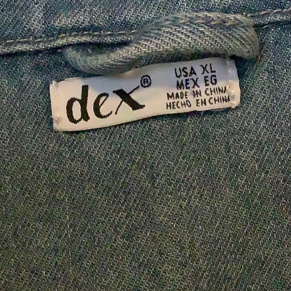 Dex embroidered denim jacket - Picture 2 of 3